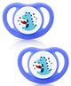 Pigeon Minilight Soother with Dino Print L Size - Blue Pack of 2