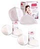 Babyhug 3D Contoured Disposable Breast Pads - Pack of 48| Ultra Thin| Discreet Fit| Anti-slip Pads| Leak Proof| Invisible Under Clothes| Super Absorbent Polymer| Hygienic Mono-packs