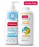 BabyhugHead To Toe Milky Wash - 400 ml & BabyhugAdvanced Talc Free Powder - 400 g