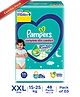 Pampers All round Protection Diaper Pants with Anti-Rash Blanket Extra Extra Large (XXL) Size - 48 Pieces (16X3)