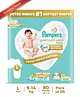 Pampers Premium Care Pants Baby Diapers (L) Size - 80 Pieces (16X5)