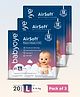 BabyoyeAir Soft Premium Pant Style Diapers Large - Pack of 3 - 20 PiecesEach