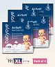 BabyoyeAir Soft Premium Pant Style Diapers Extra Large- Pack of 4 - 19 PiecesEach