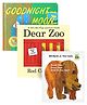 First Library Collection of Goodnight Moon Board Book by Margaret Wise Brown - English; Dear Zoo by Rod Campbell - English ;Brown Bear, Brown Bear, What Do You See Picture Book By Eric Carle - Englis