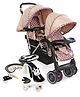 Babyhug Twinster Stroller - Coffee Brown AND Babyhug Baby Panda Gyro Swing Car - White & Black