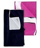 Quick Dry Bed Protector Mat Navy Blue - Medium AND Quick Dry Bed Protector Mat Orchid - Medium