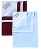 Babyhug Smart Dry Bed Protector Sheet Small - Maroon AND Babyhug Smart Dry Bed Protector Sheet Small - Sky Blue