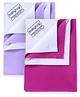 Babyhug Smart Dry Bed Protector Sheet Medium - Orchid AND Babyhug Smart Dry Bed Protector Sheet Medium - Lilac