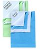 Babyhug Smart Dry Bed Protector Sheet Medium - Feeroju AND Babyhug Smart Dry Bed Protector Sheet Large - Pista Green