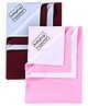 Babyhug Smart Dry Bed Protector Sheet Medium - Pink AND Babyhug Smart Dry Bed Protector Sheet Large - Maroon