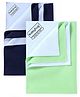 Babyhug Smart Dry Bed Protector Sheet XXL - Navy Blue AND Babyhug Smart Dry Bed Protector Sheet Small - Pista Green