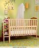 Babyhug Lily Baby Cot With Bassinet & Mattress