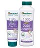 Himalaya Herbal Baby Powder - 400 gm & Baby Cream - 200 ml