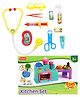 Fun Dough Kitchen Playset - Multi Color & Disney Mickey Mouse Doctor Set Multi Color - 10 Pieces