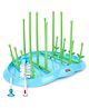 Babyhug Bottle Organizer Cum Drying Rack - Yellow &  2 In 1 Bottle & Nipple Cleaning Brush Combo Pack