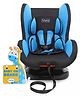 Babyhug Cruise Convertible Reclining Car Seat With Side Impact Protection  AND Babyhug Baby On Board Sign Giraffe (Blue)