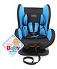 Babyhug Cruise Convertible Reclining Car Seat With Side Impact Protection AND Firstcry Baby On Board Sign With Suction Cup (Blue)
