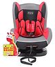 Babyhug Cruise Convertible Reclining Car Seat With Side Impact Protection  AND Babyhug Baby On Board Sign Giraffe( Red)