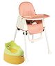 Babyhug Teddy Buddy Potty Chair - Green AND Babyhug 3 in 1 Comfy High Chair - Brown