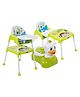 Babyhug Duckling Potty  Chair AND Babyhug 3 in 1 Play & Grow High Chair With 5 Point Safety Harness & Anti-Slip Base  (Green)