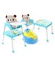 Babyhug Winsome Potty Chair  AND Babyhug 3 in 1 Play & Grow High Chair With 5 Point Safety Harness & Anti-Slip Base (Blue)