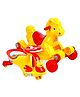 Babyhug Rock 'O' Ride Pony Ride-on  AND Babyhug Froggy Gyro Swing Car With Easy Steering Wheel (Yellow)