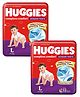 Huggies Wonder Pants Diaper Monthly Pack Large Size - 128 Pieces - (Pack of 2)