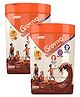 Groviva Child Nutrition Chocolate Flavour Supplement Jar - 400 gm (Pack of 2)
