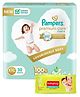Pampers Premium Care Pant Style Diapers XXL Size - 30 Pieces & Babyhug Premium Baby Wipes - 80 Pieces