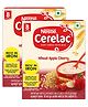 Nestle Cerelac Fortified Baby Cereal With Milk Wheat Apple Cherry -  From 8 Months 300gm Bib Pack(Pack of 2)