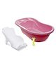 Babyhug Bath Tub with Bather - Pink & Bathwater Thermometer