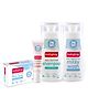 Babyhug Cream 100 ml , Moisturizing Bathing bar 125gm,  Shampoo 200 ml, Milky wash 200 ml