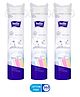 Bella Double Sided Cotton Pads  - 120 Pieces - (Pack of 3)