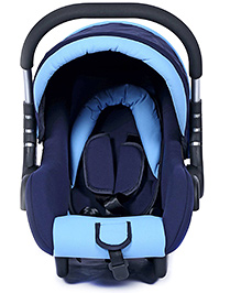 Fab N Funky Infant Car Seat With Adjustable Canopy - Sky And Navy Blue