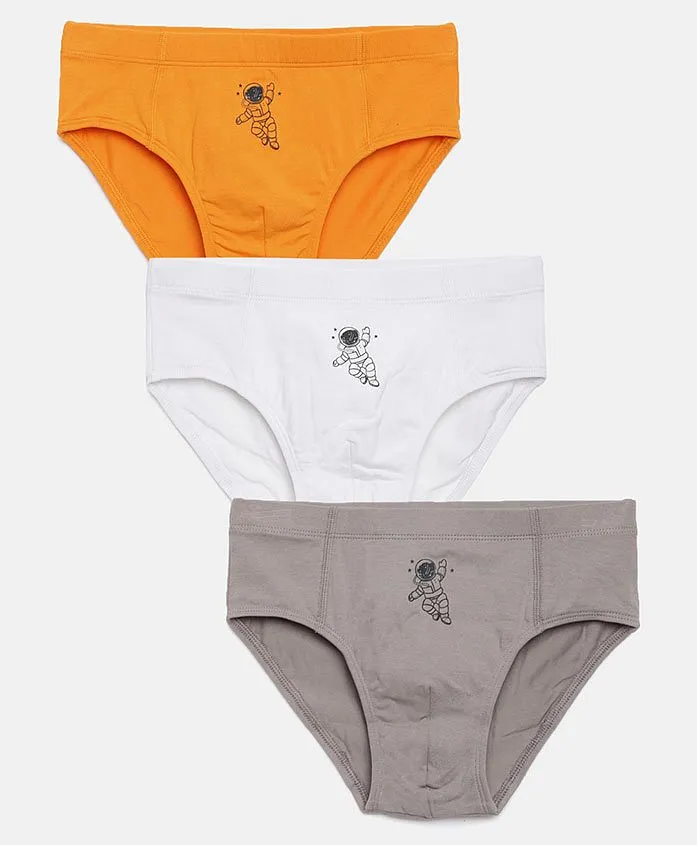 New Day Girls Cotton Print Panties Underwear with Inner Elastic- Multicolor  Pack of 10 (Amla Junior)