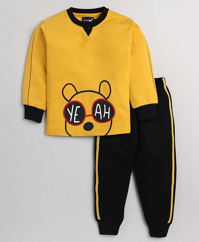 2pcs Girls Astronaut Bike Print Outfit Jacquard Hoodie Sweatpants
