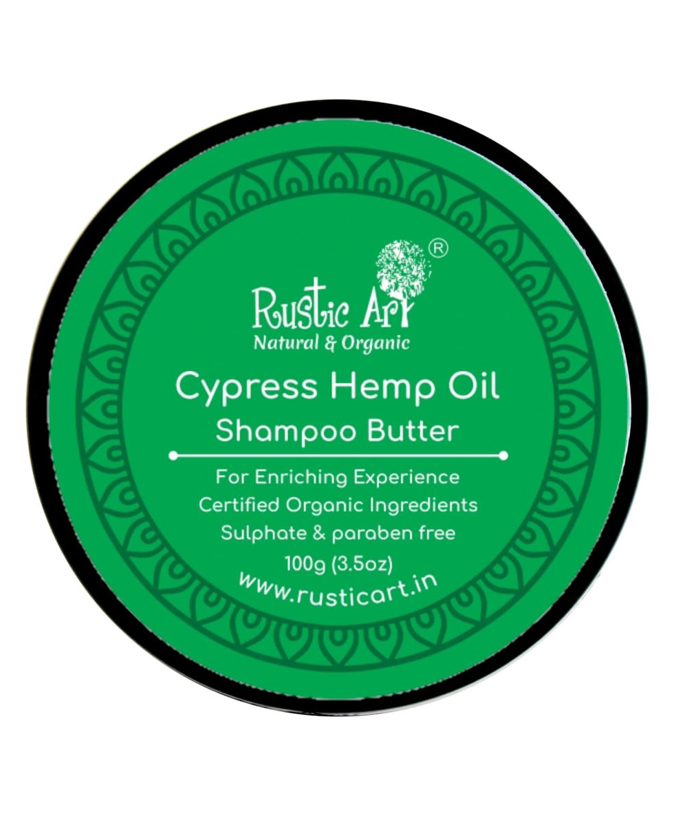 Rustic Art Cypress Hemp Oil Shampoo Butter - 100 grams-image-41
