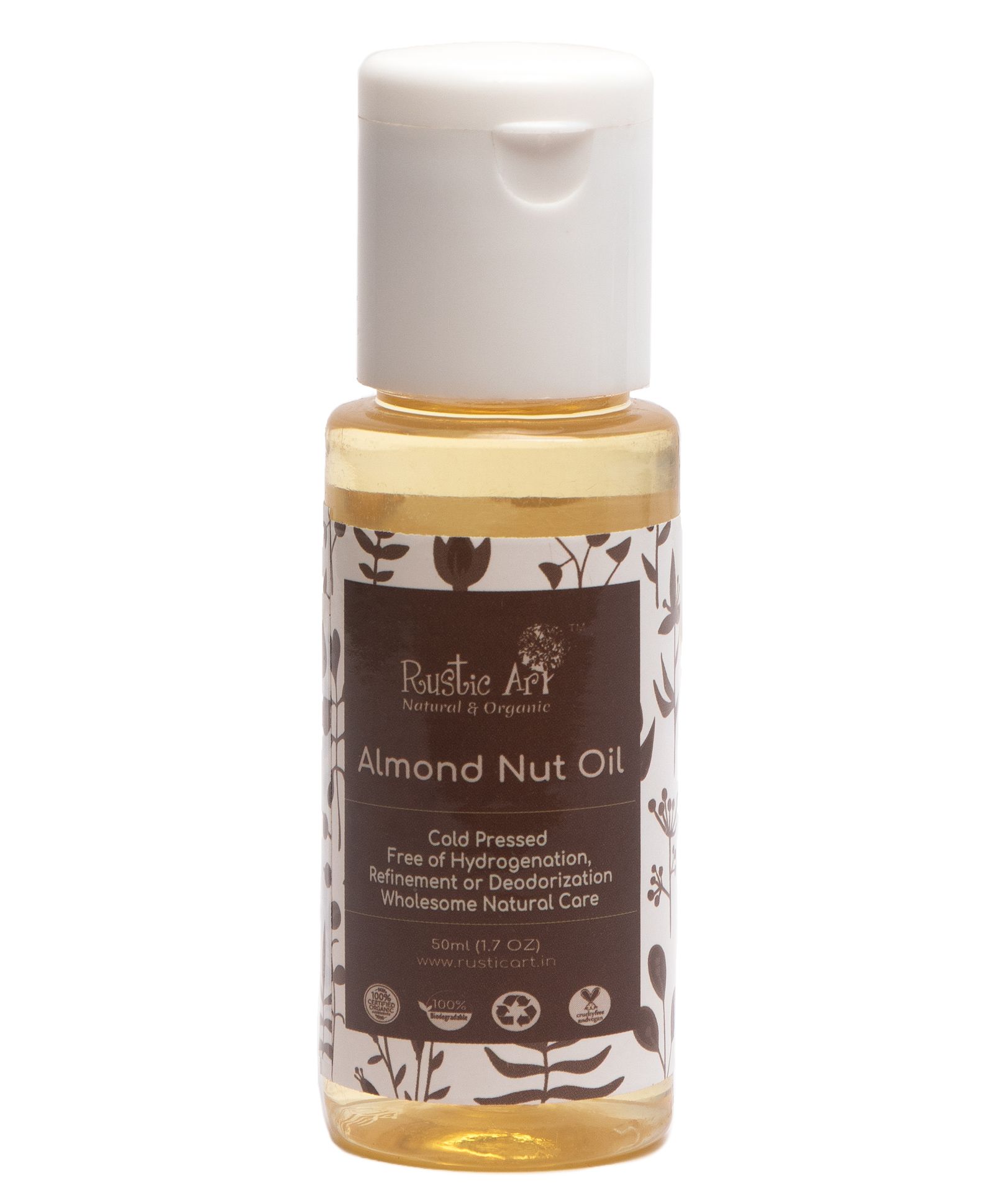 Rustic Art Organic Almond Oil - 50 ml-picture-25