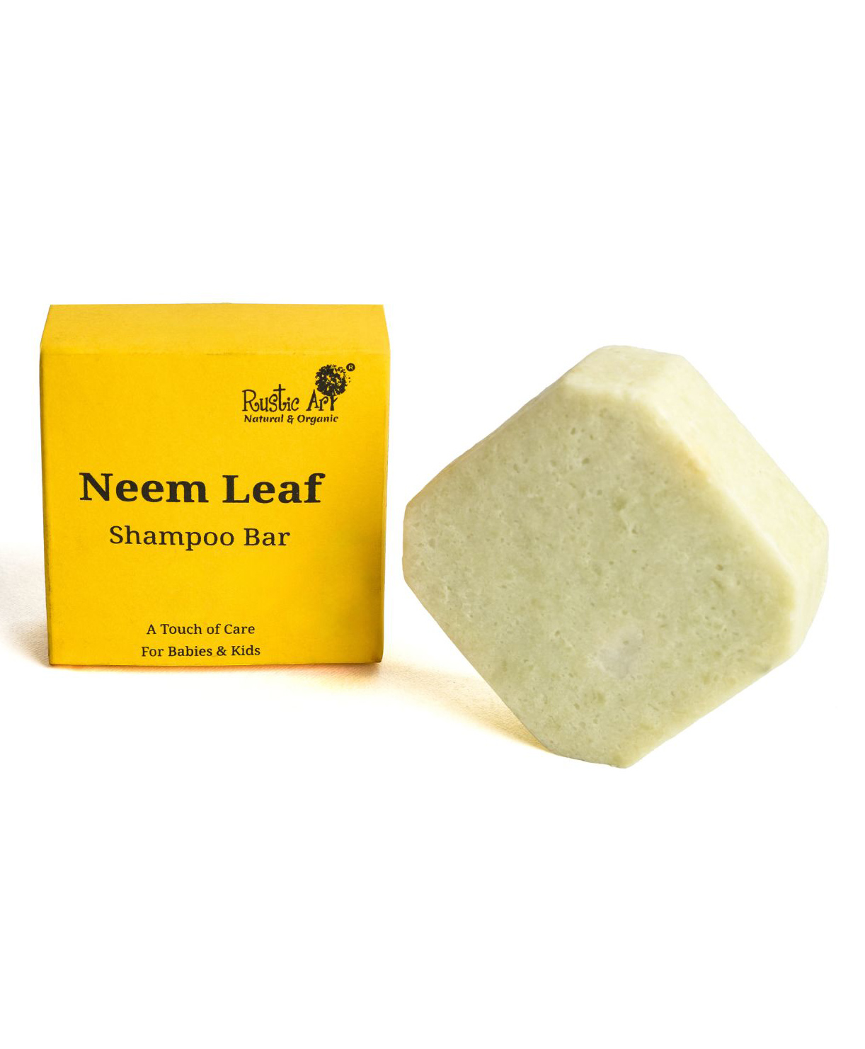 Rustic Art Neem Leaf Hair Cleansing Bar - 75 gm-picture-25