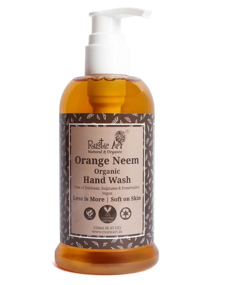 Rustic Art Organic Orange Neem Handwash - 245 ml-picture-32
