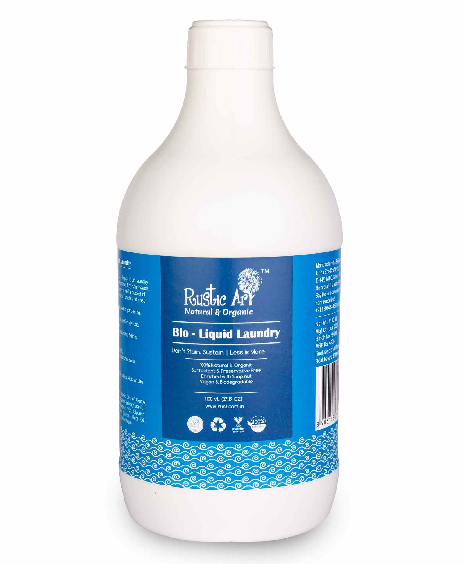 Rustic Art Organic Bio Liquid Laundry - 1100 ml-picture-30