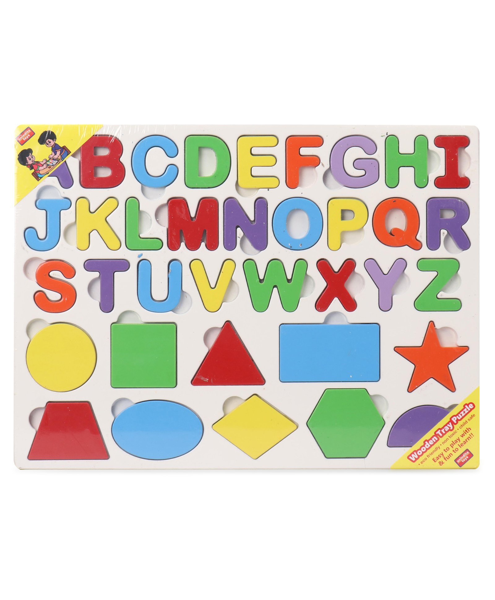 Anindita Toys Capital Alphabets And Shapes With Thumbcuts Multicolour - 36 Pieces-picture-22