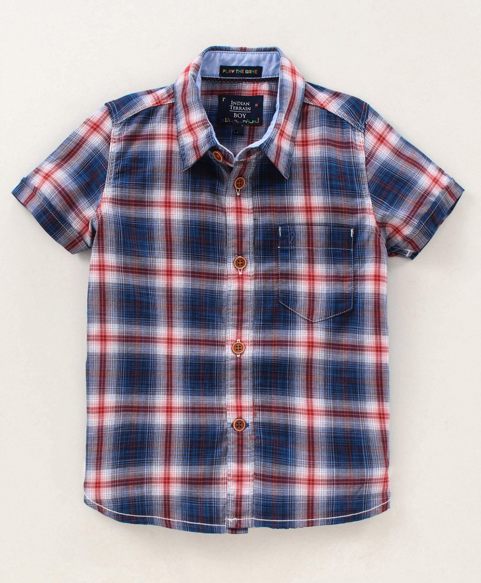 Buy Indian Terrain Half Sleeves Shirt 