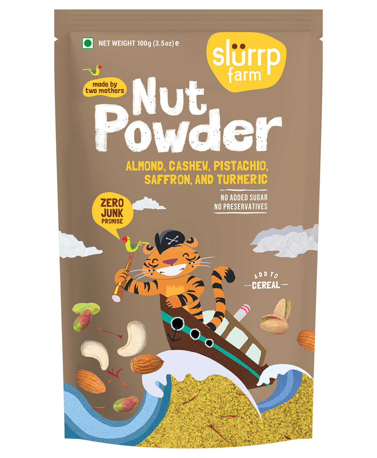 Slurrp Farm 100% Natural Nut Powder - 100 gm