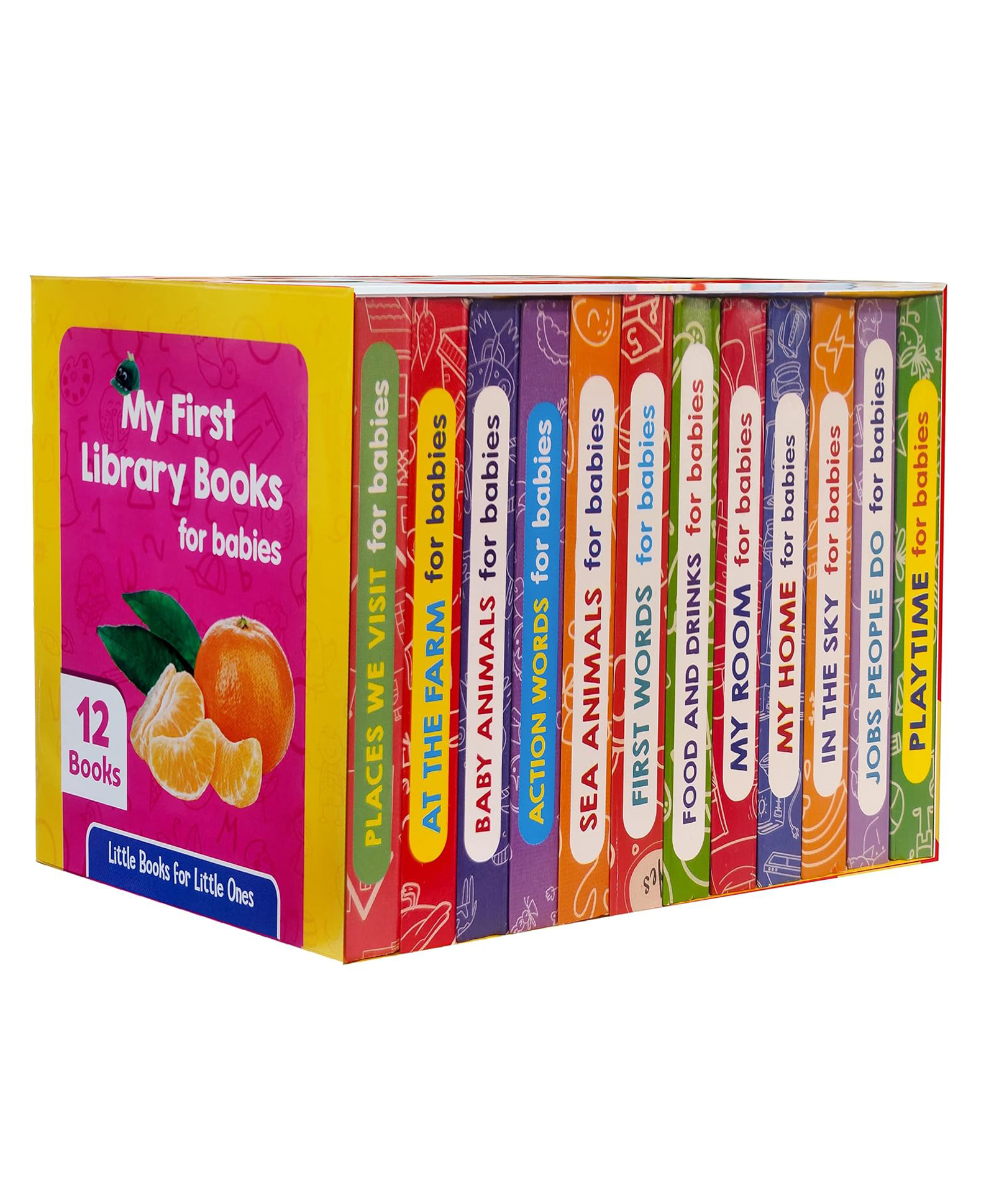 My First Library Board Books Pack of 12 - English-image-6
