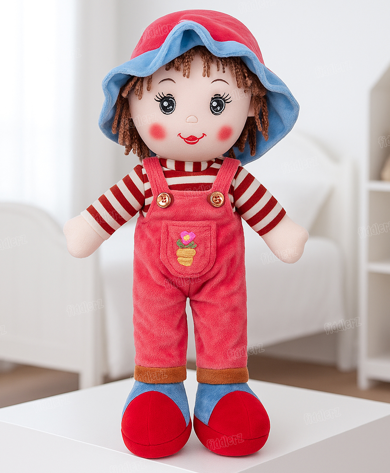 Fiddlerz Stuffed Toy Boy Doll Multicolour - Height 44 cm-image-4