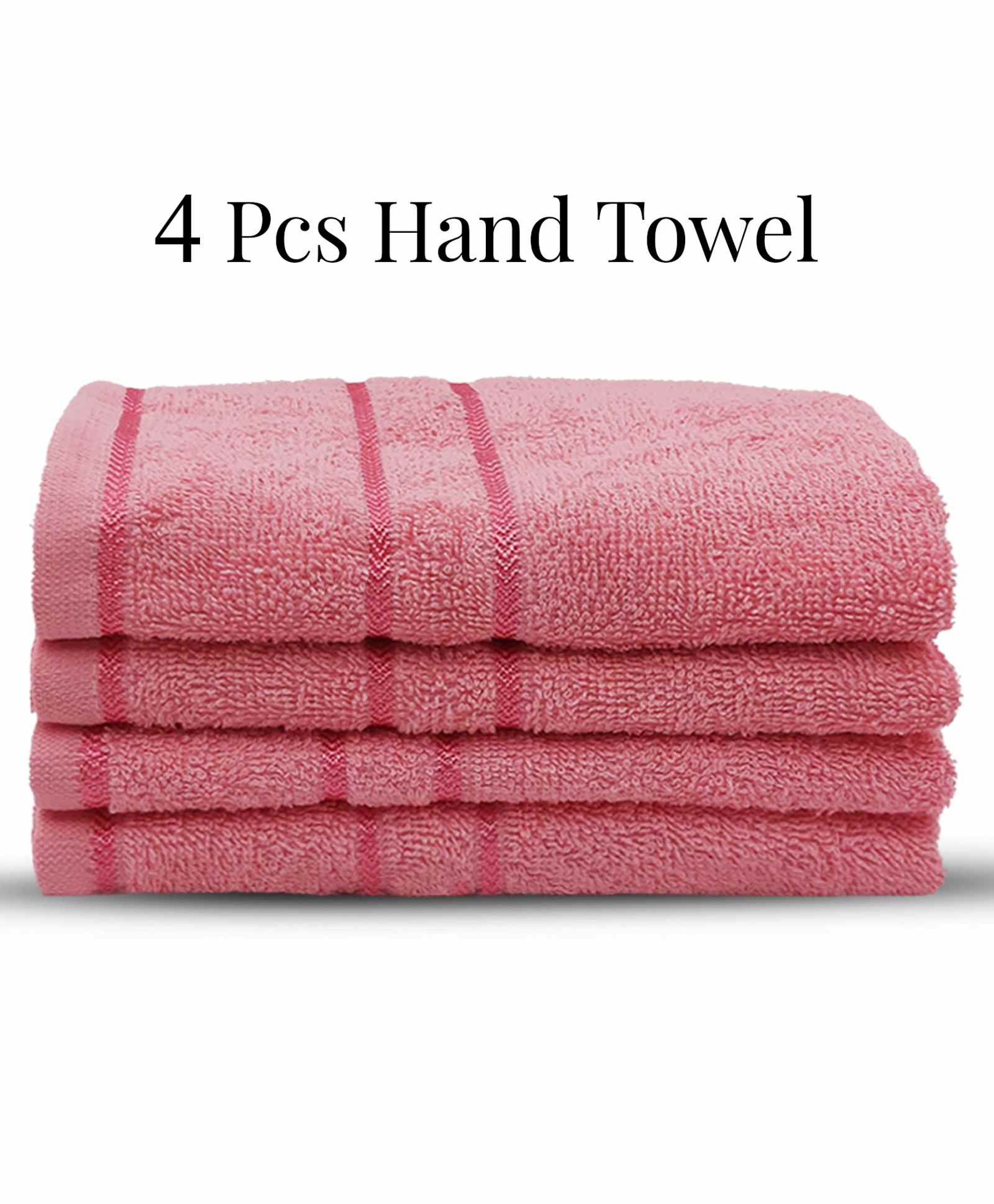 Sassoon Melrose 380 GSM Cotton Hand Towel Set Of 4 - Red-image-6