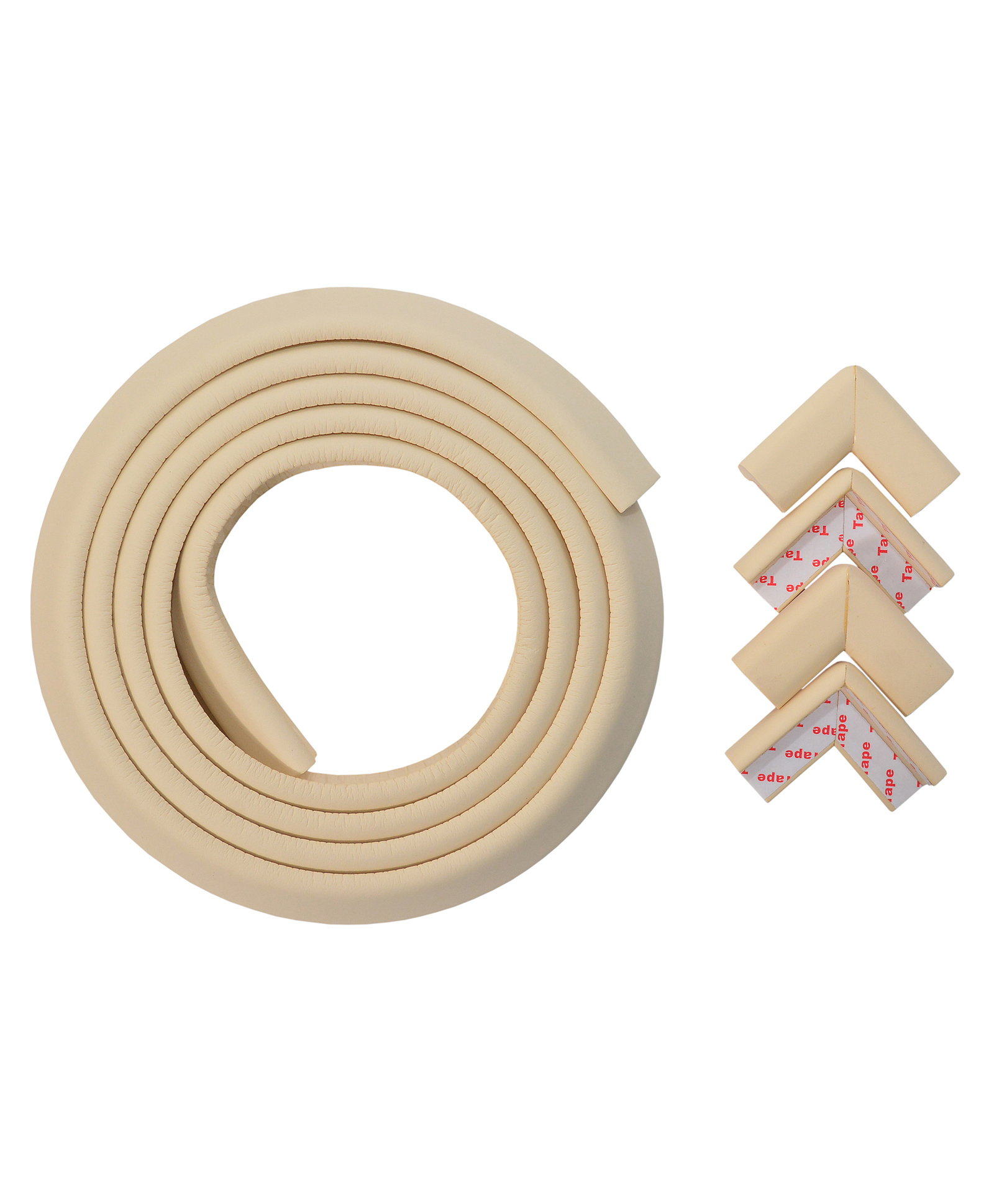 BabySafeHouse Proofing & Child Safety Furniture Edge & Corner Guard Strip - Beige-image-20