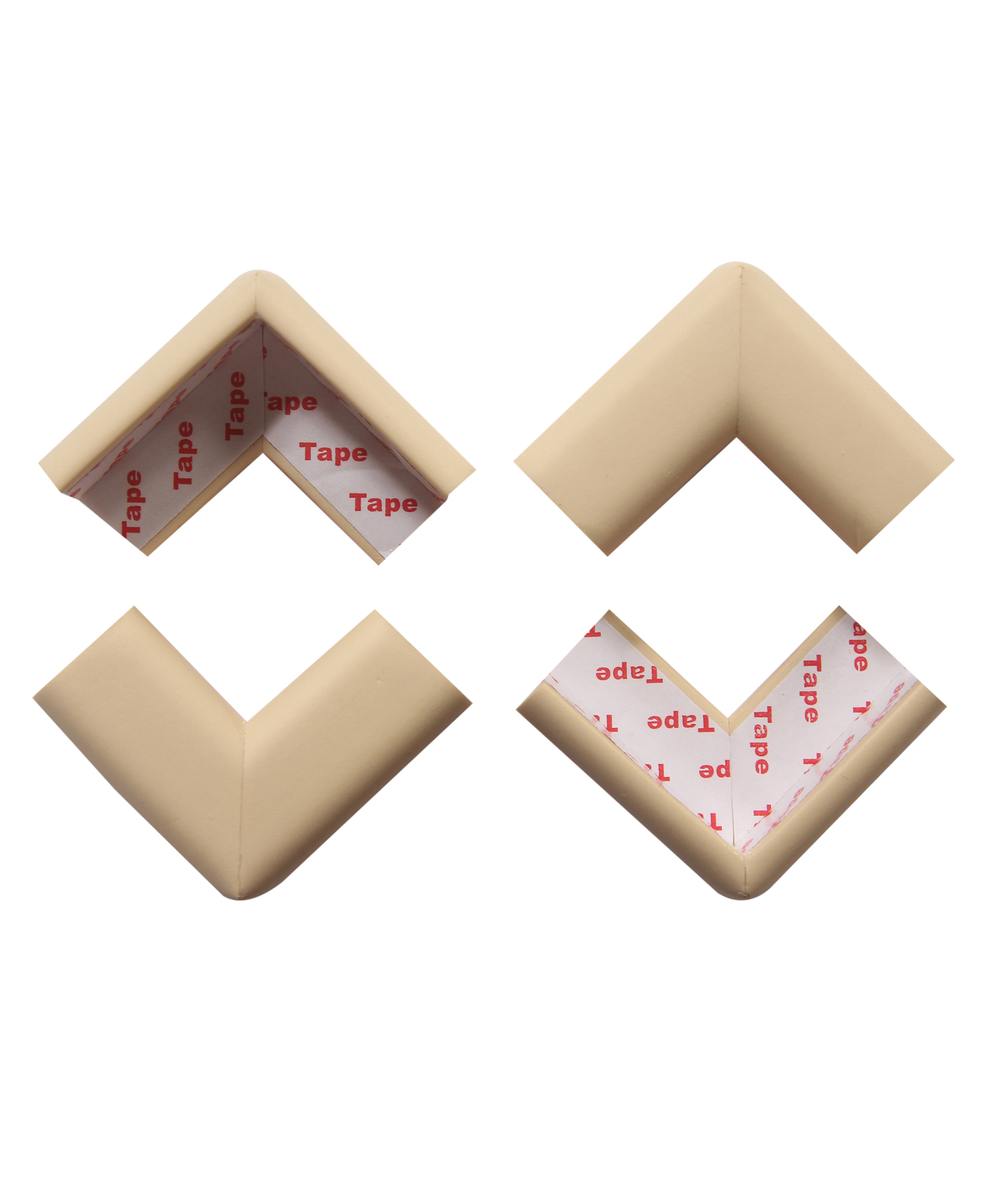 BabySafeHouse 4 Piece Furniture & Table Corner Edge Guards - Beige-image-18