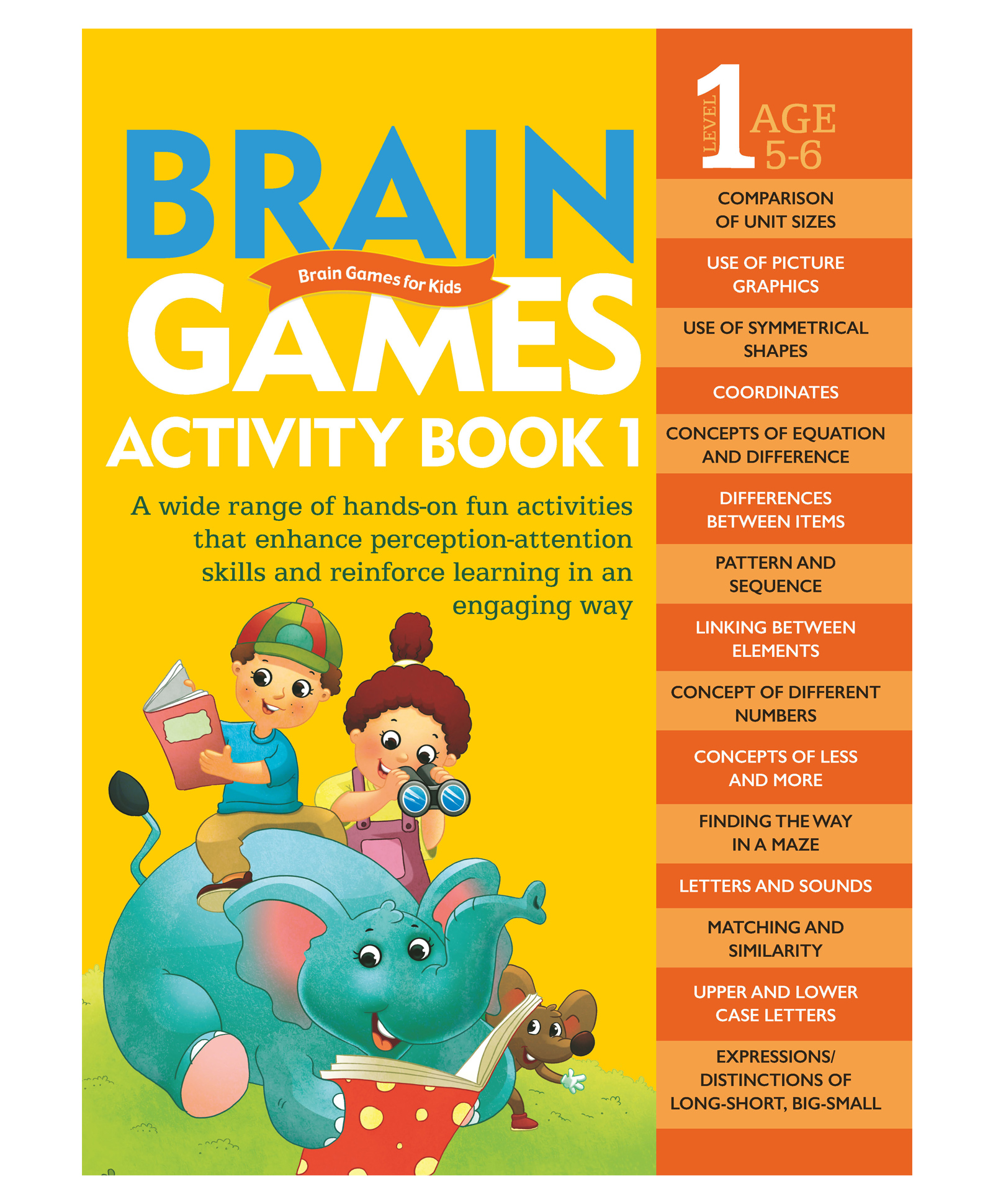 om books international Brain Games Activity Book Level 1 - English-picture-11